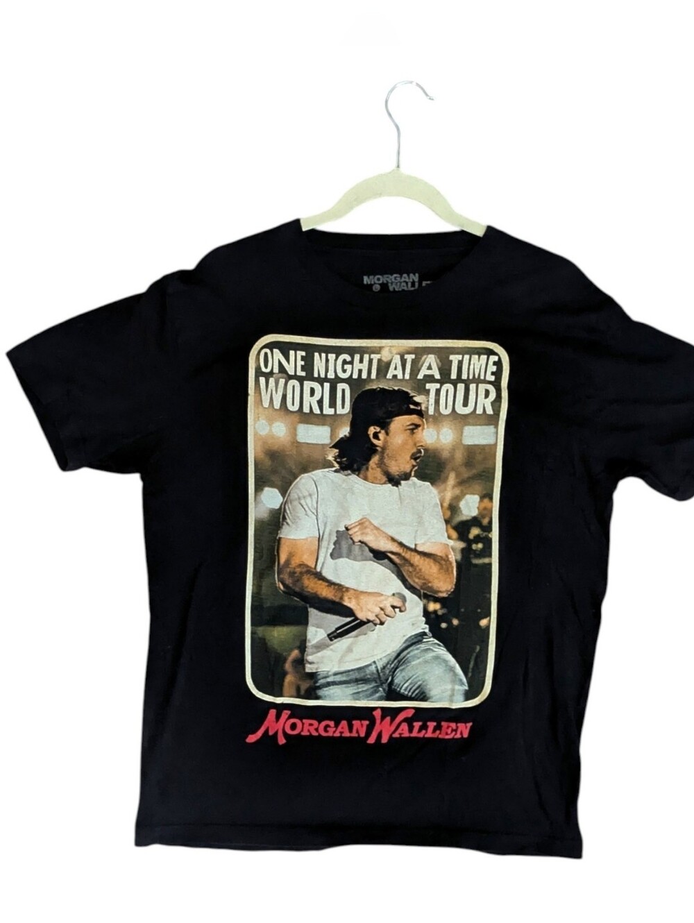 Morgan Wallen One Night At A Time World Tour Country Music T-shirt Size Large